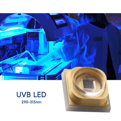 Chất lượng tốt nhất bán nóng Công suất cao 3W SMD3535 UVB LED 120mW 306nm 310nm Độ dài sóng Flip Chip Điều trị quang trị y tế