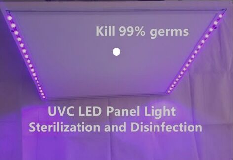 Đèn LED UVC 1W 225nm Công suất quang học 2-3mW 6-8V 150mA SMD 3.8mm LED UV-C Diode 60° Thấu kính vòm