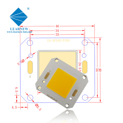 40X46MM Kích thước Cob LED Chip 4046 5500k Thiết kế lý tưởng cho ánh sáng lũ 100w