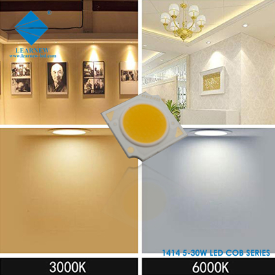Chip LED COB 1414 Series 3W 5W 9W 15W 2700K 6500K 120-140lm/W R11mm Cho đèn pha LED