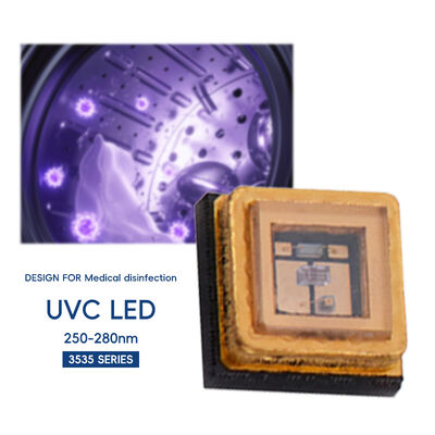 Chip LED UVC 3535 Công suất cao 1W 5-7V 250nm 260nm 270nm 280nm Đèn Diode Hạt cho Cứng