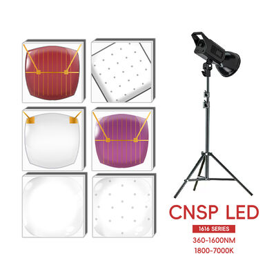 Chip LED ALN Coppering LEARNEW Công suất cao 3W/2W Phổ hỗn hợp 365nm UV & 1600nm IR 120 độ 1.6mm 2.8-3.4V 1800K-700K Ra70
