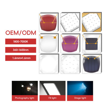LEARNEW Chip LED công suất cao 2W / 3W 1800K-7000K Nhiệt độ màu tùy chỉnh 2.8-3.4V 120 góc nhìn Lượng điện liên tục
